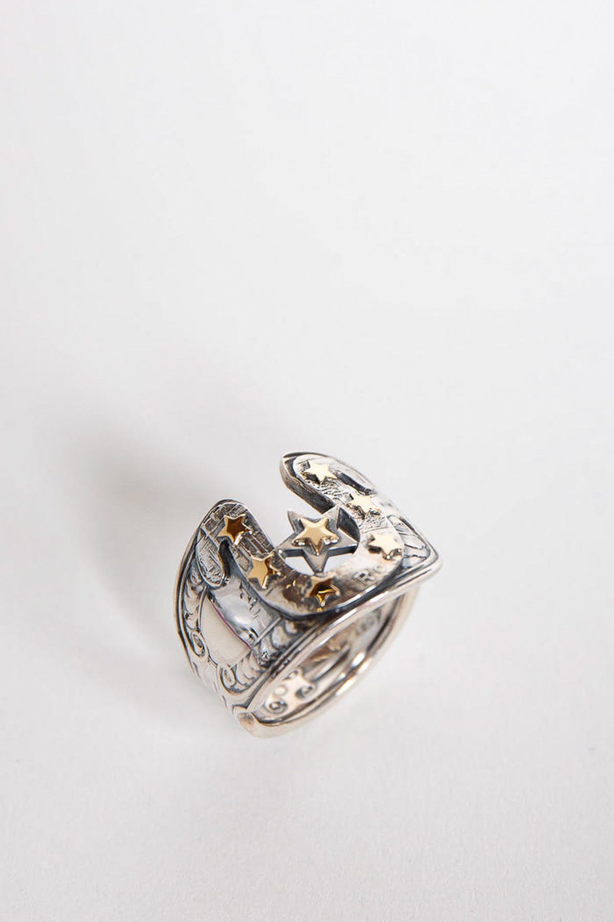 BLIND MAN TOGS | 7 STARS HORSESHOE RING