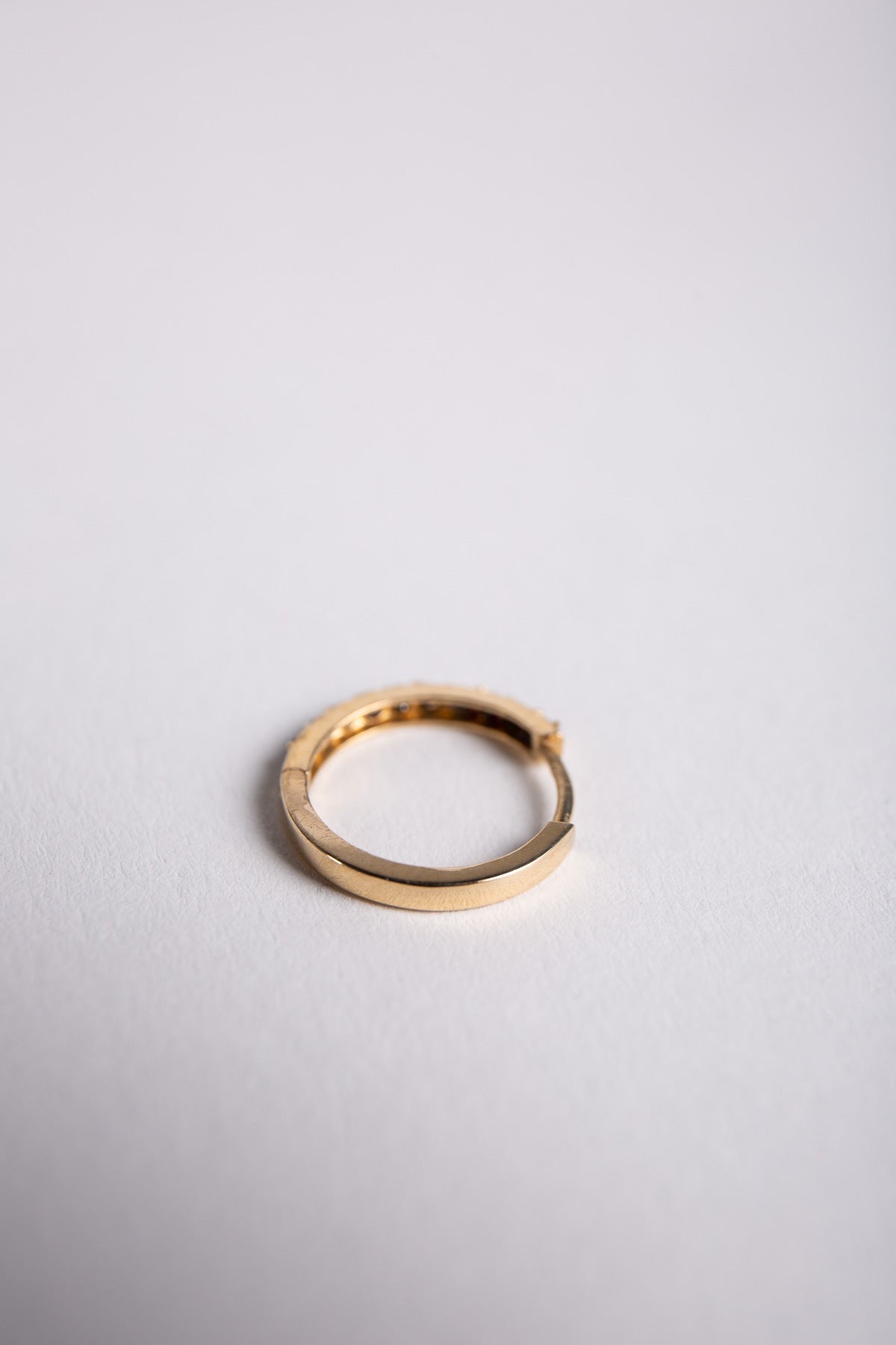 JOANNE FISKE | BLACK DIAMOND HOOP EARRINGS
