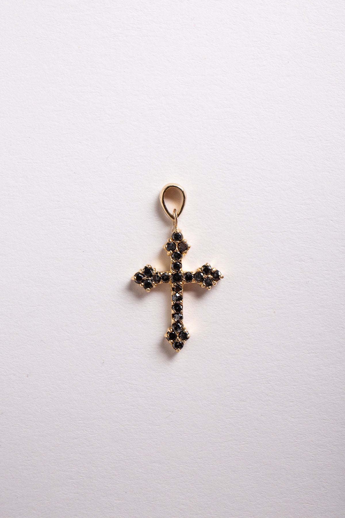 JOANNE FISKE | ORTHODOX BLACK DIAMOND CROSS PENDANT
