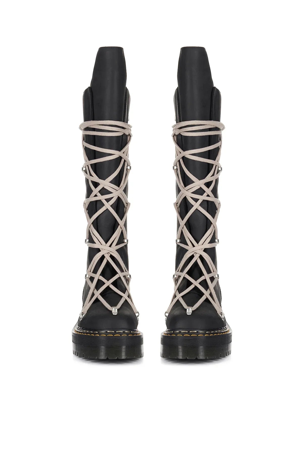 RICK OWENS | 1B60 QUAD SOLE PENTALACE BOOTS