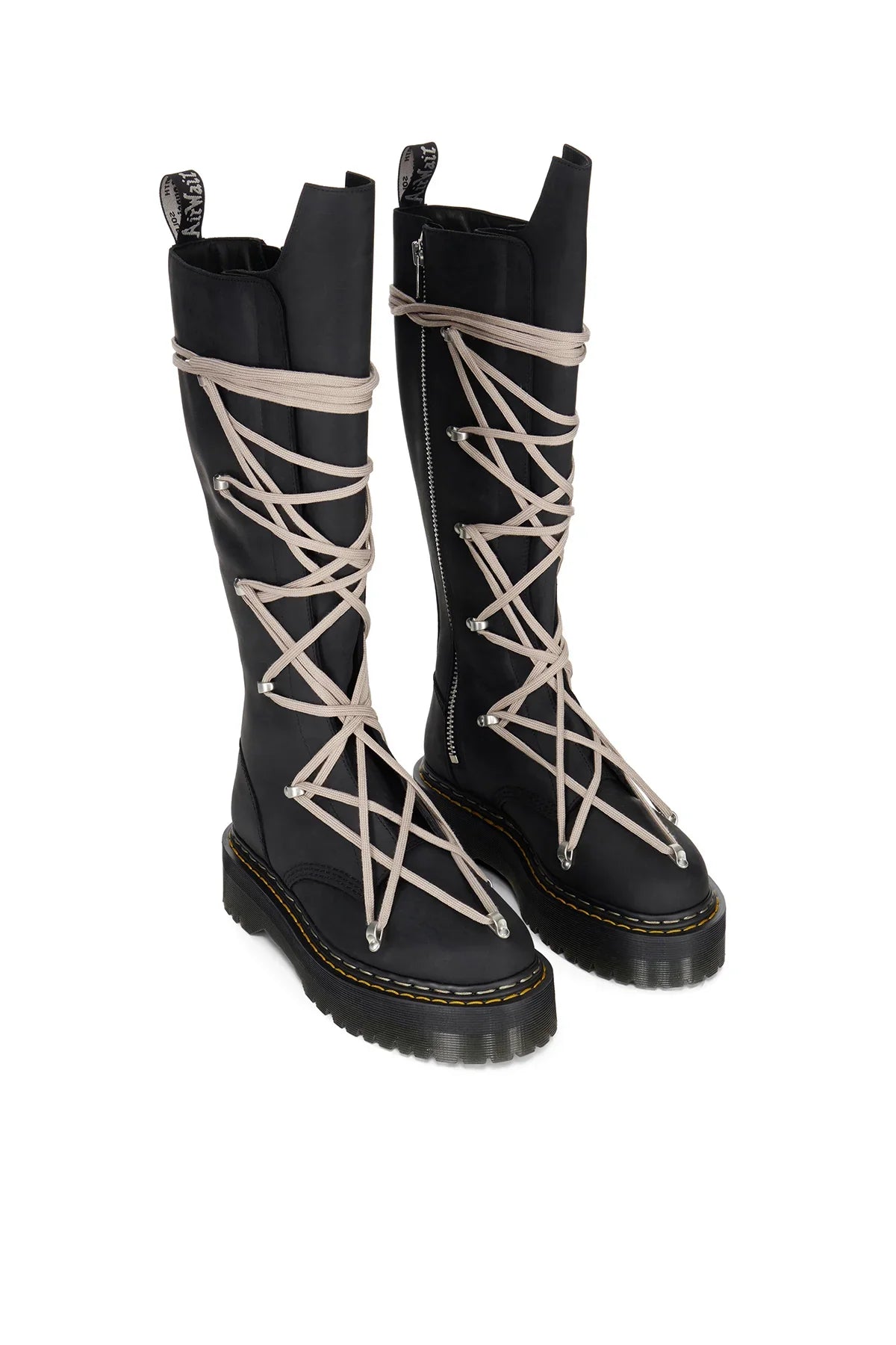 RICK OWENS | 1B60 QUAD SOLE PENTALACE BOOTS