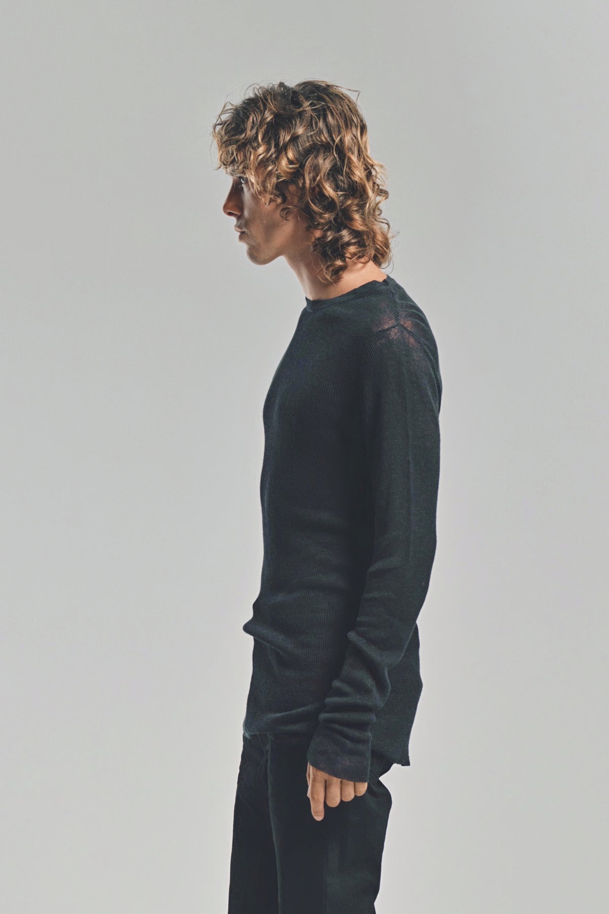LARS ANDERSSON | FITTED LONG SLEEVE TEE 1X1 RIB