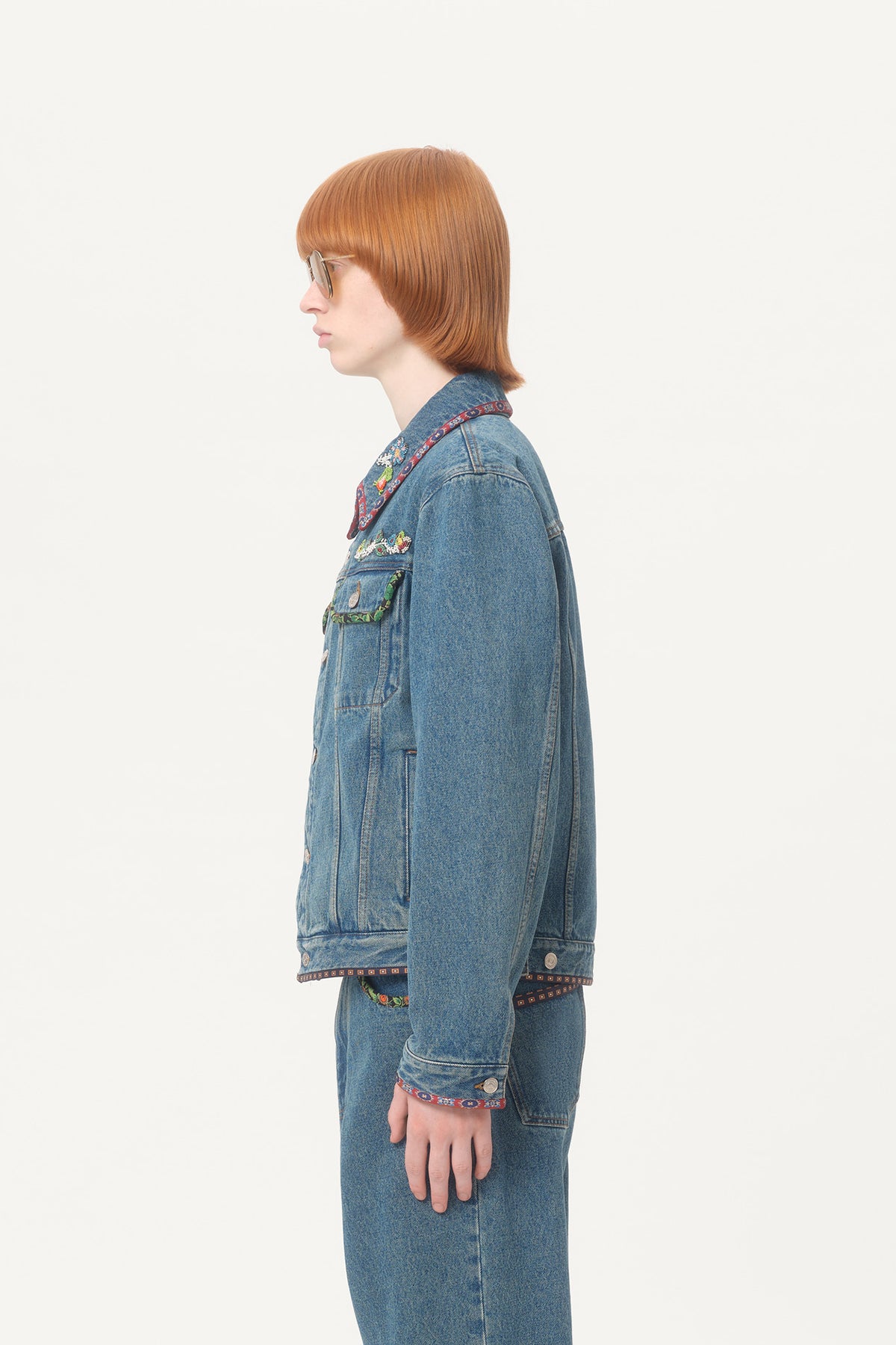 VALENTINO | BEADED DENIM JACKET