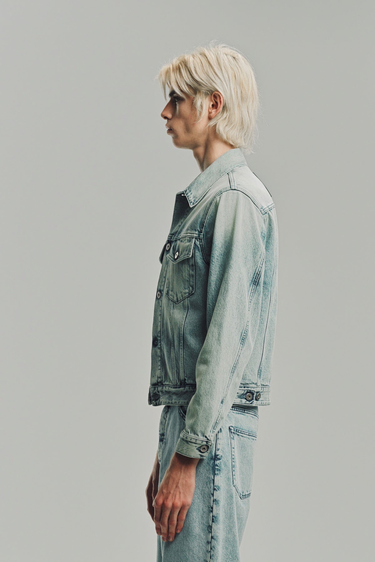 JIL SANDER | TREATED JEAN JACKET