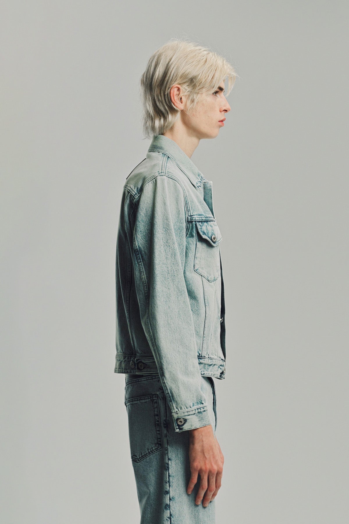 JIL SANDER | TREATED JEAN JACKET