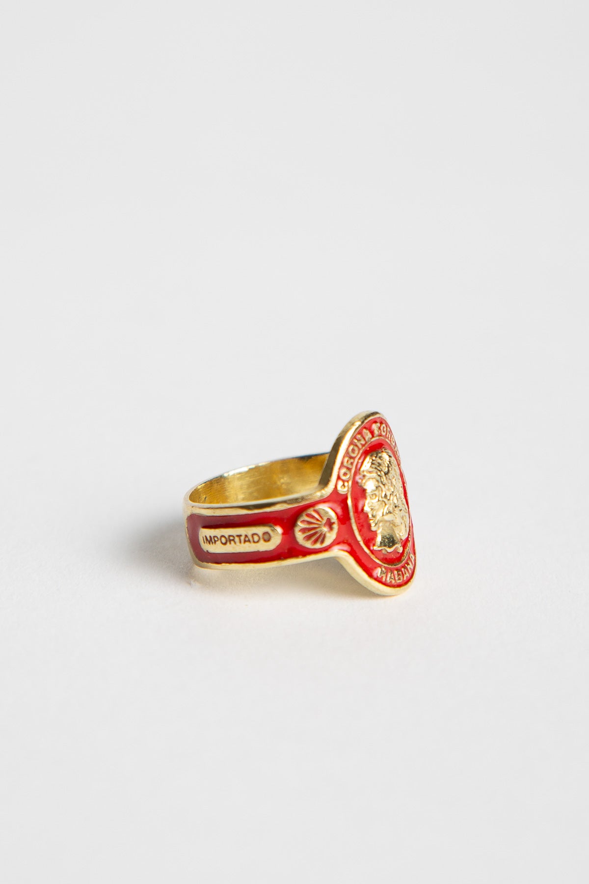 Cartier | 1970s Yellow Gold Habana Cigar Band Ring