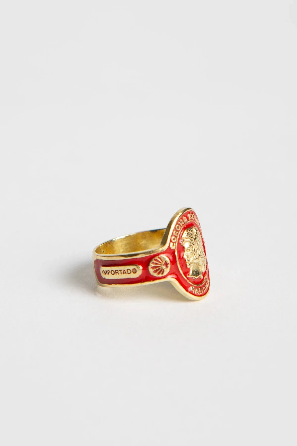 Cartier | 1970s Yellow Gold Habana Cigar Band Ring