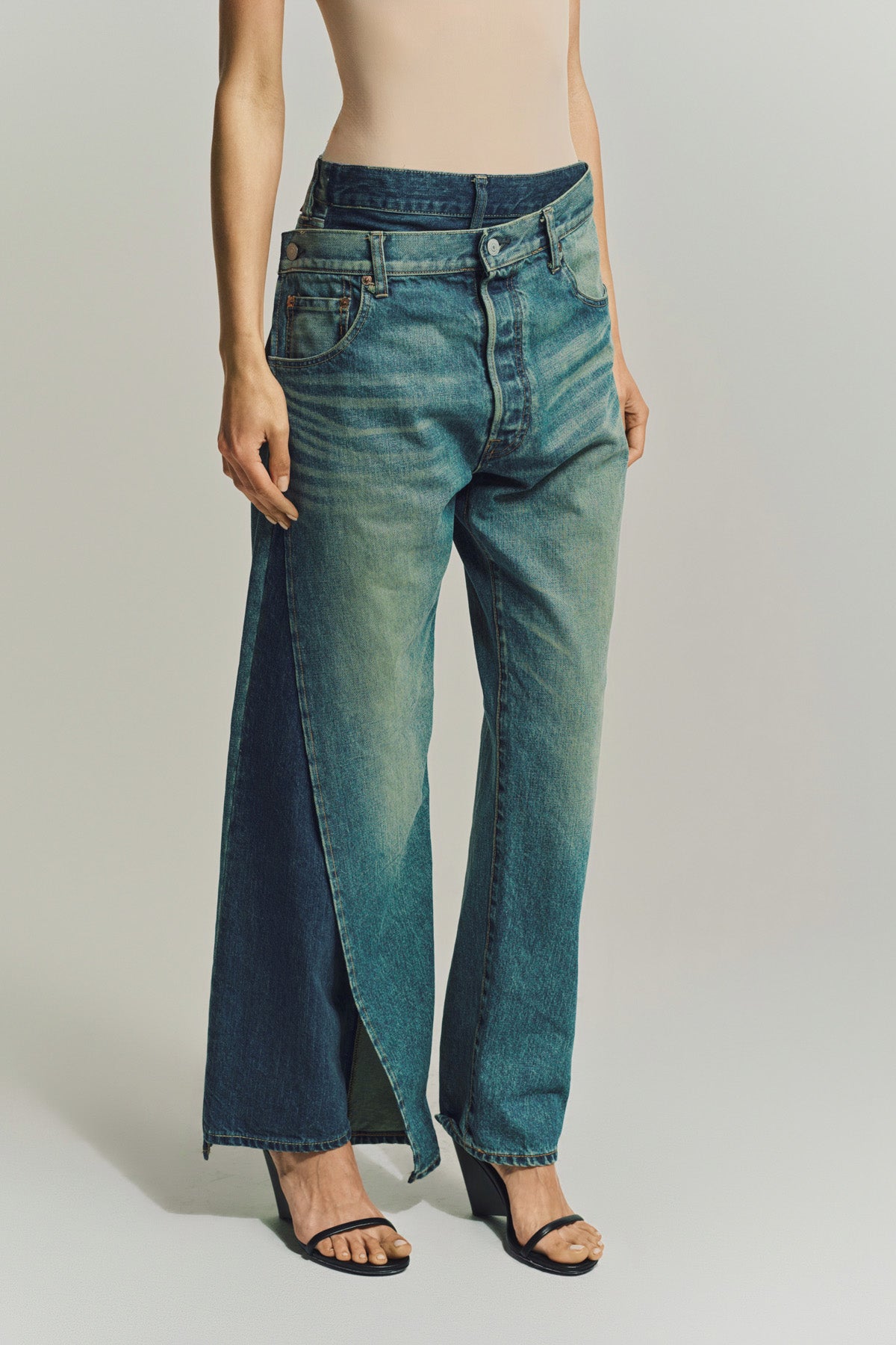 JUNYA WATANABE | LEVI'S DOUBLE LAYER JEANS - MAXFIELD LA