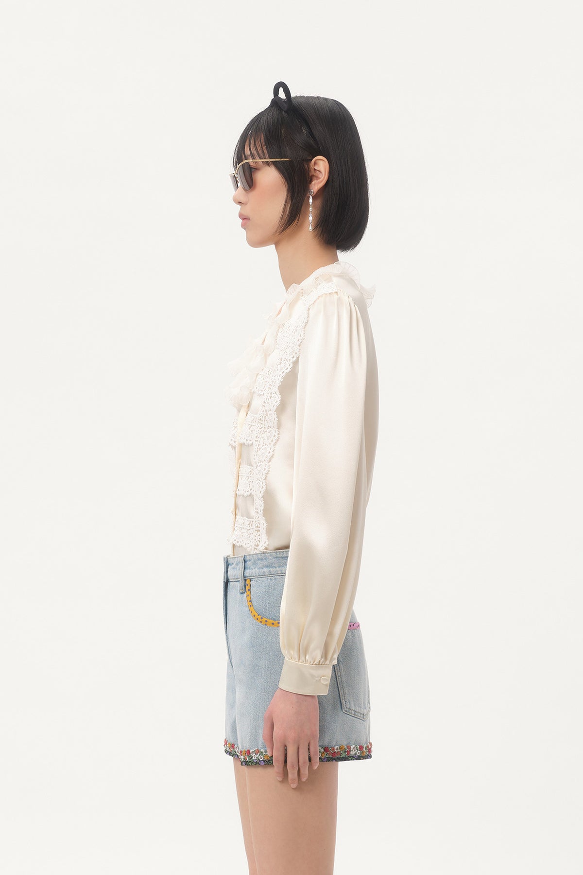 VALENTINO | CREPE SATIN SHIRT