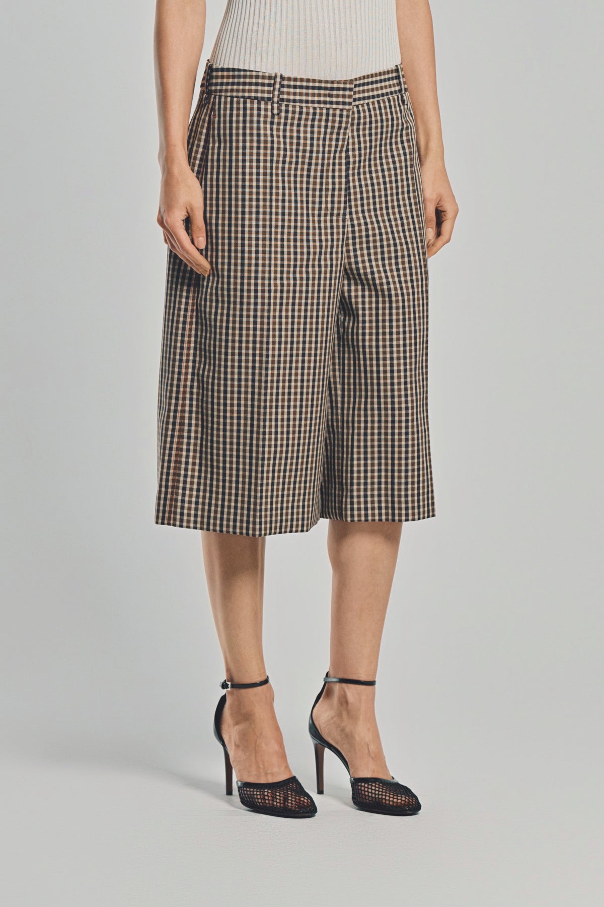 JIL SANDER | WOOL PRINTED SHORTS