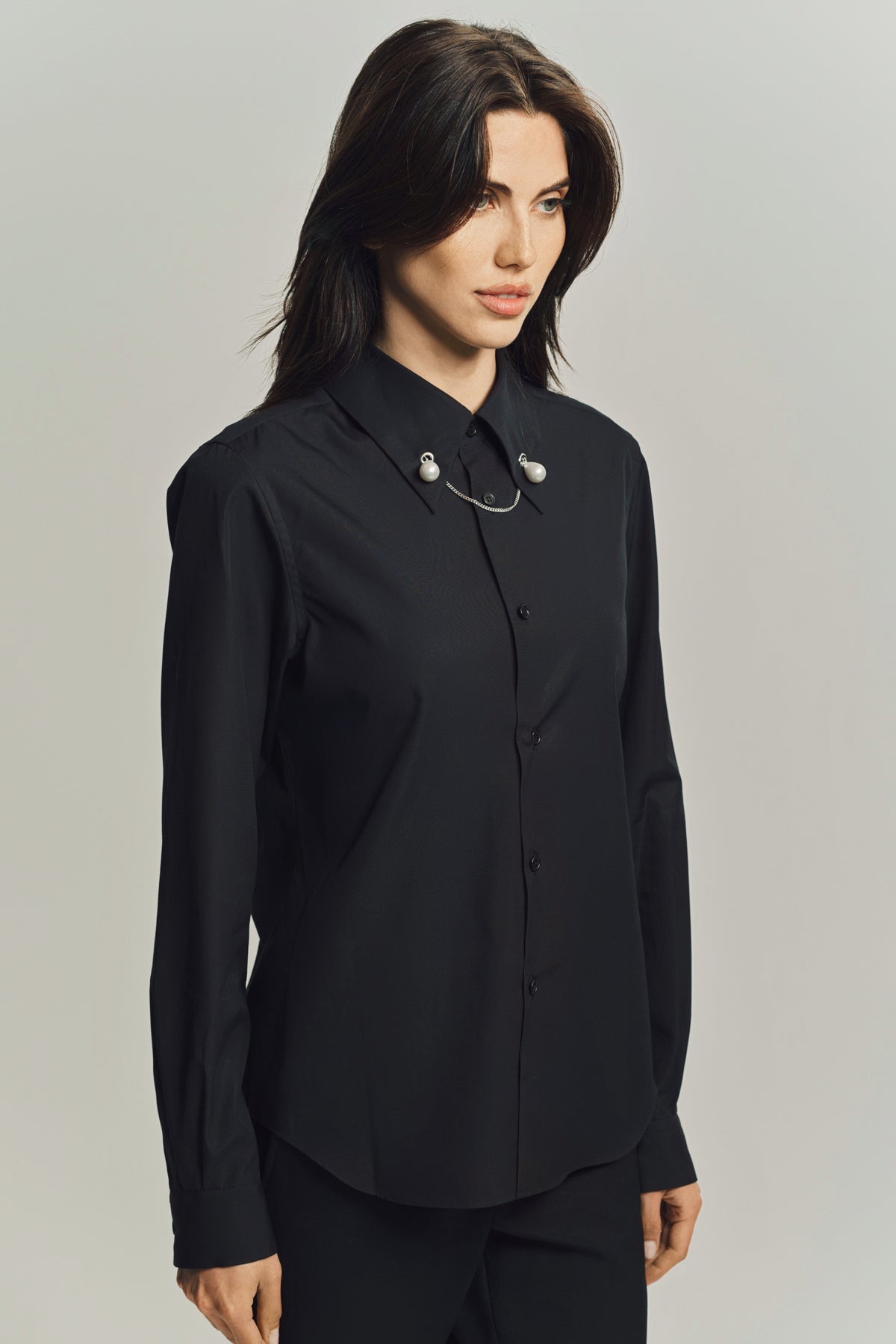 NOIR KEI NINOMIYA | COTTON BROAD LONG SLEEVE SHRT - MAXFIELD LA