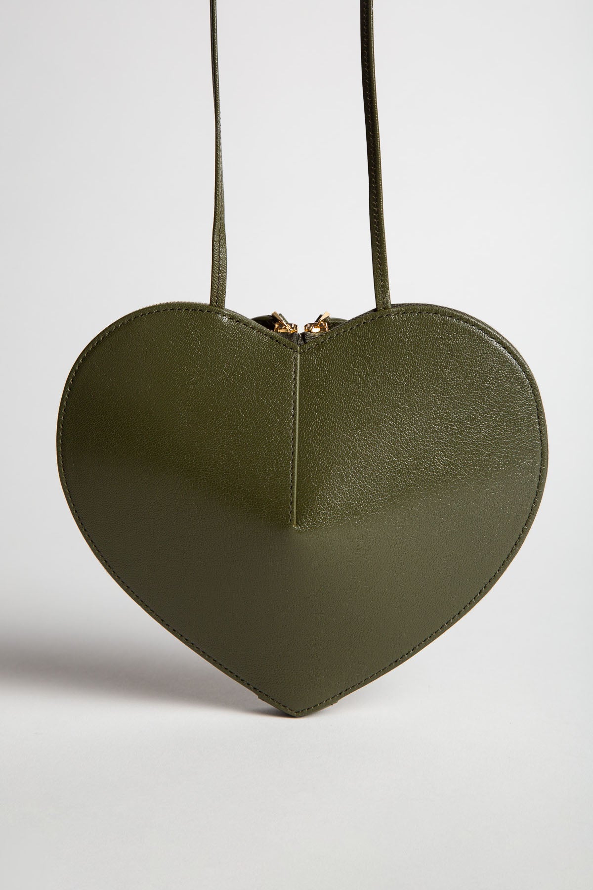 ALAIA | LE COEUR BI-MATERIAL BAG IN LEATHER