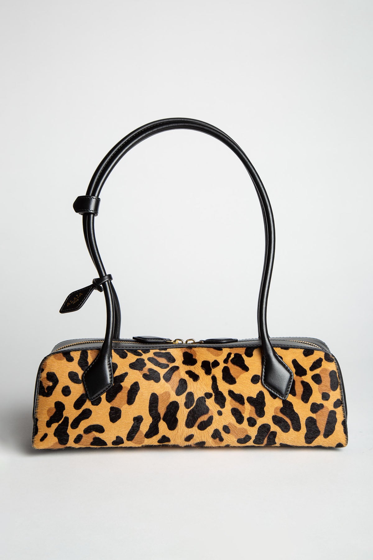 ALAÏA | LE TECKEL MEDIUM BAG IN LEOPARD HAIRCALF