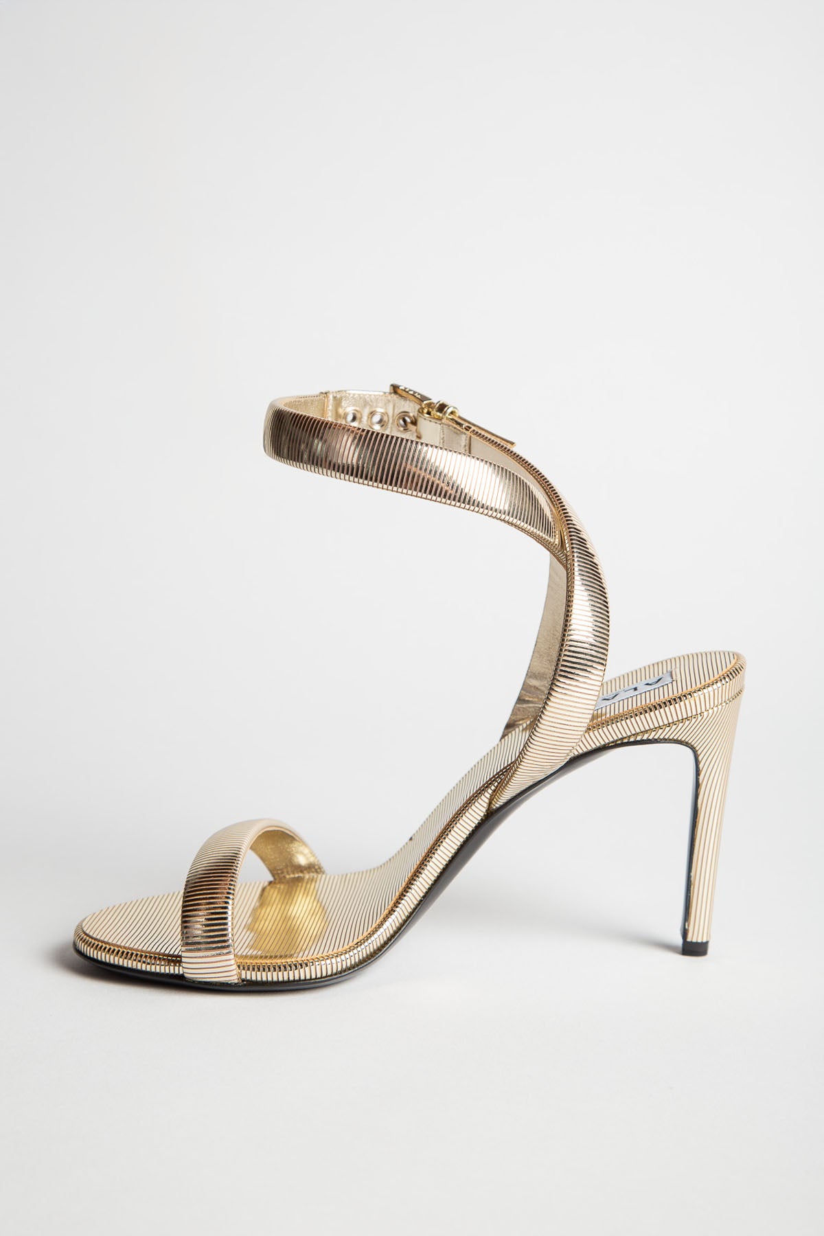 ALAÏA | GOLD LEATHER SANDALS