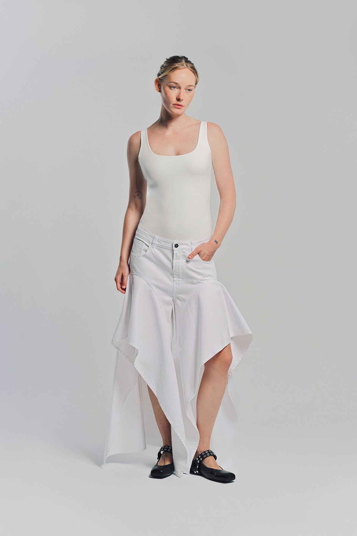 ALAÏA | RUFFLE JEANS