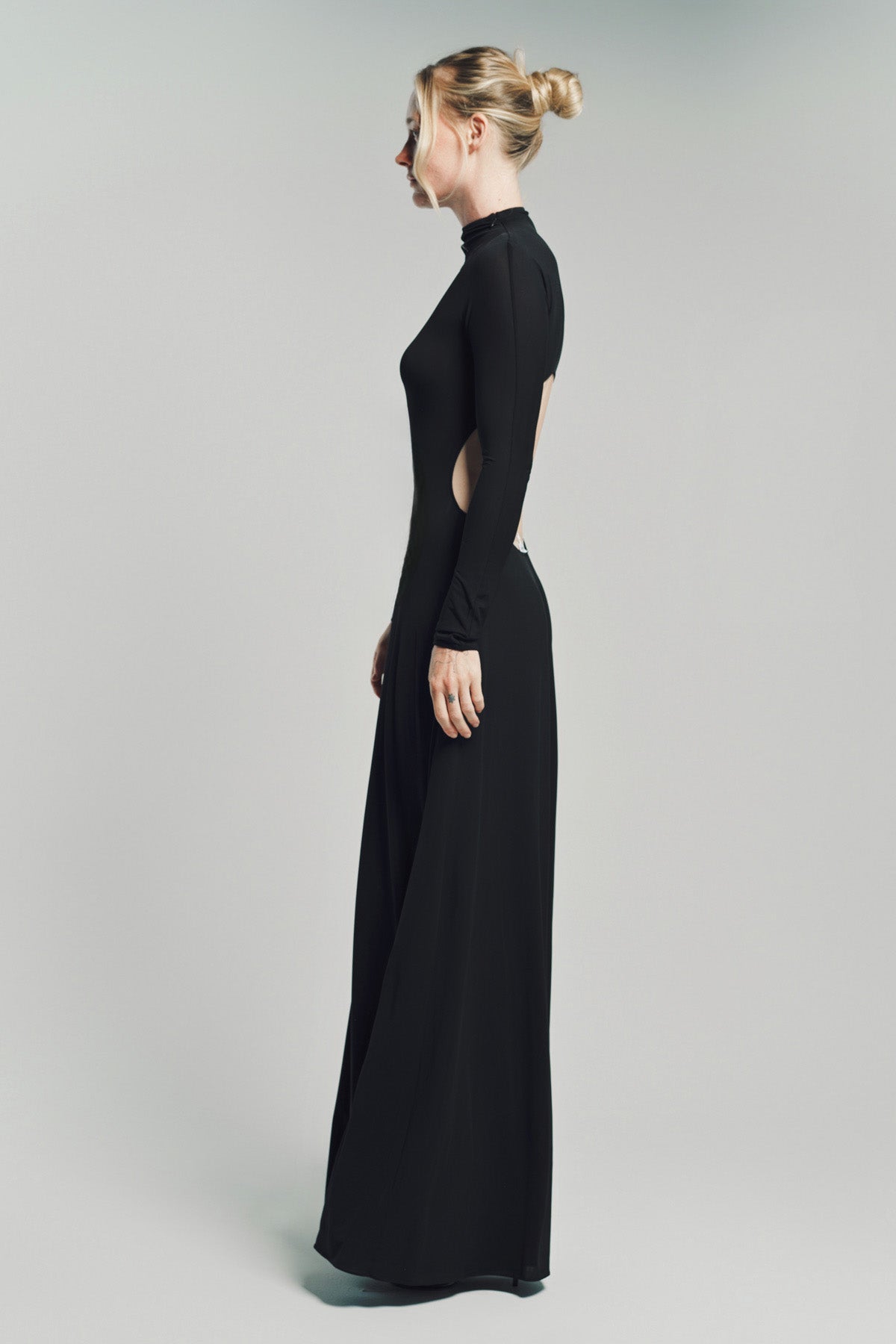 ALAÏA | FLARED LONG SLEEVE BODYSUIT