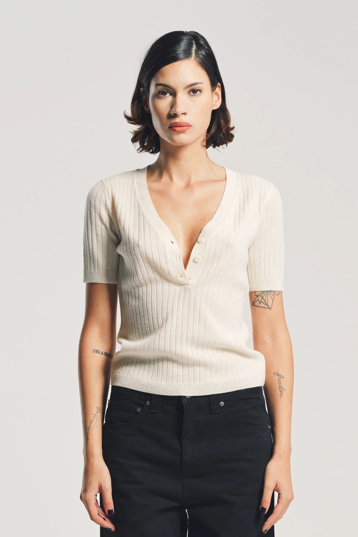 SABLYN | KENNEDY V-NECK CASHMERE HENLEY