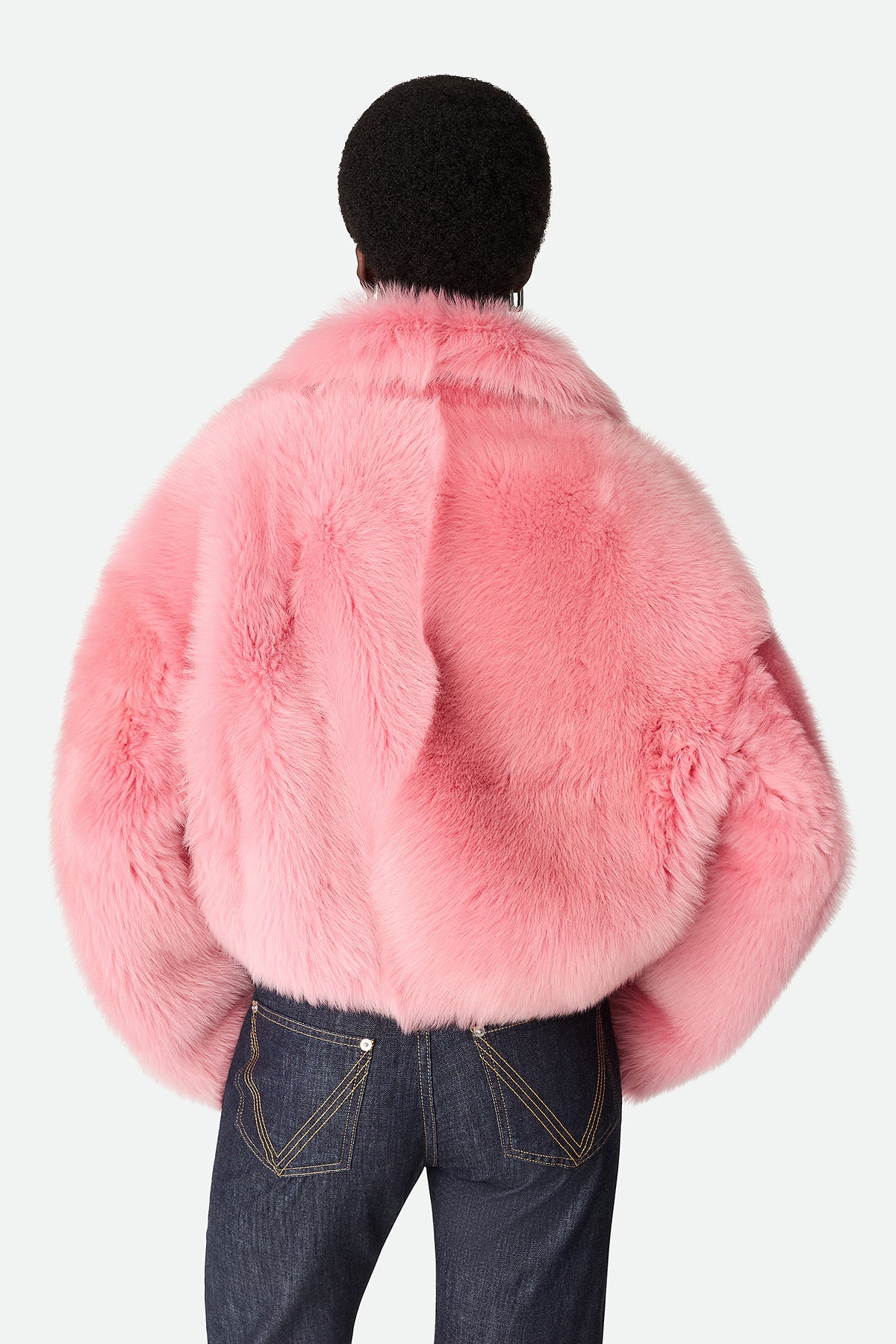 BOTTEGA VENETA | TOSCANA SHEARLING CROPPED BLOUSON