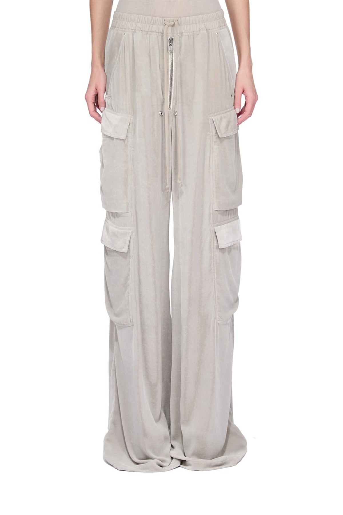 RICK OWENS | VELVET CARGOBELAS PANTS