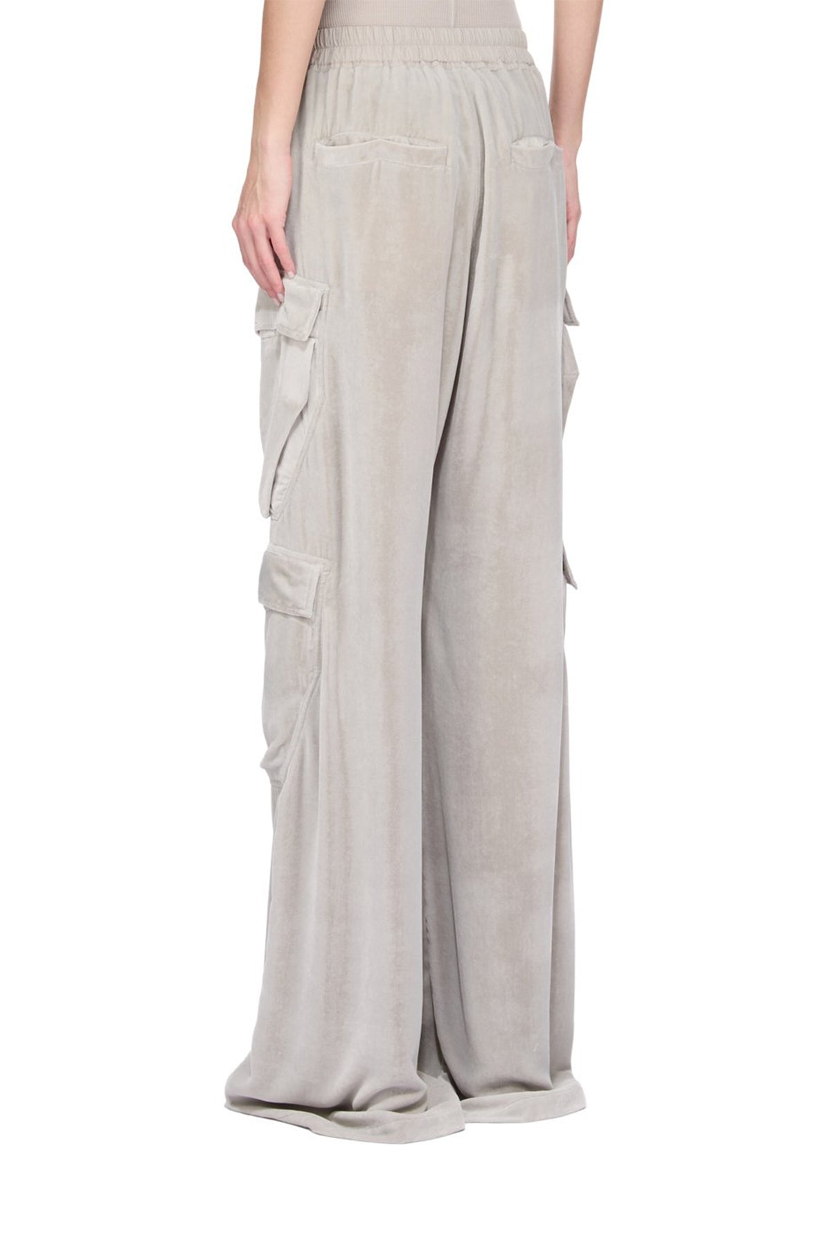 RICK OWENS | VELVET CARGOBELAS PANTS