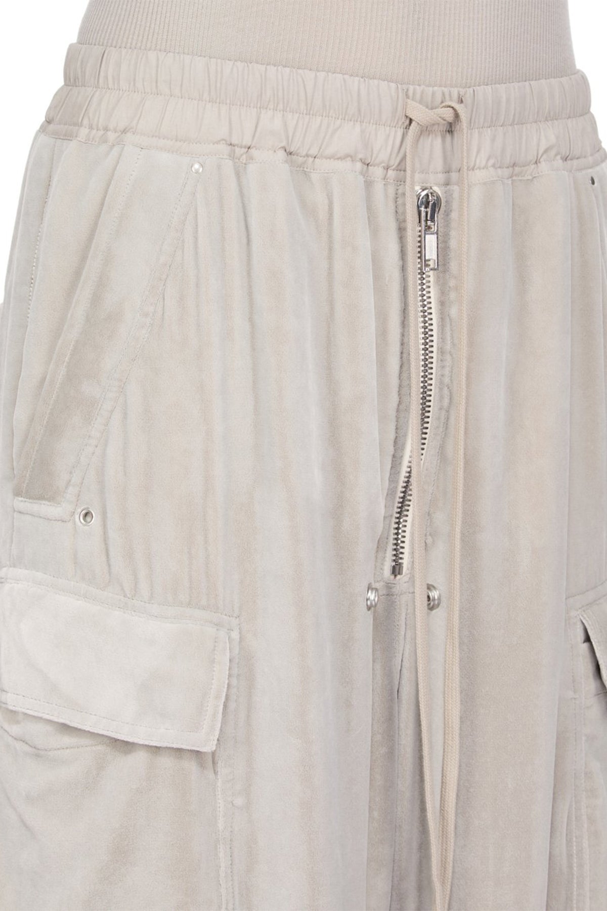 RICK OWENS | VELVET CARGOBELAS PANTS