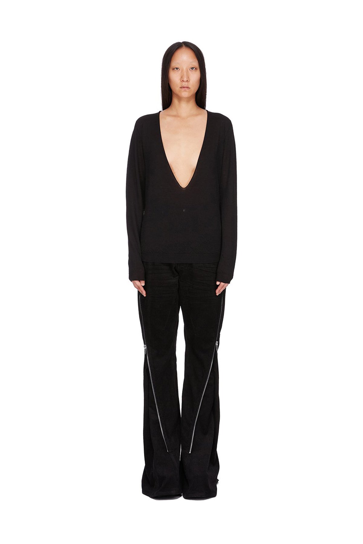 RICK OWENS | EXTREME V-NECK PULLOVER