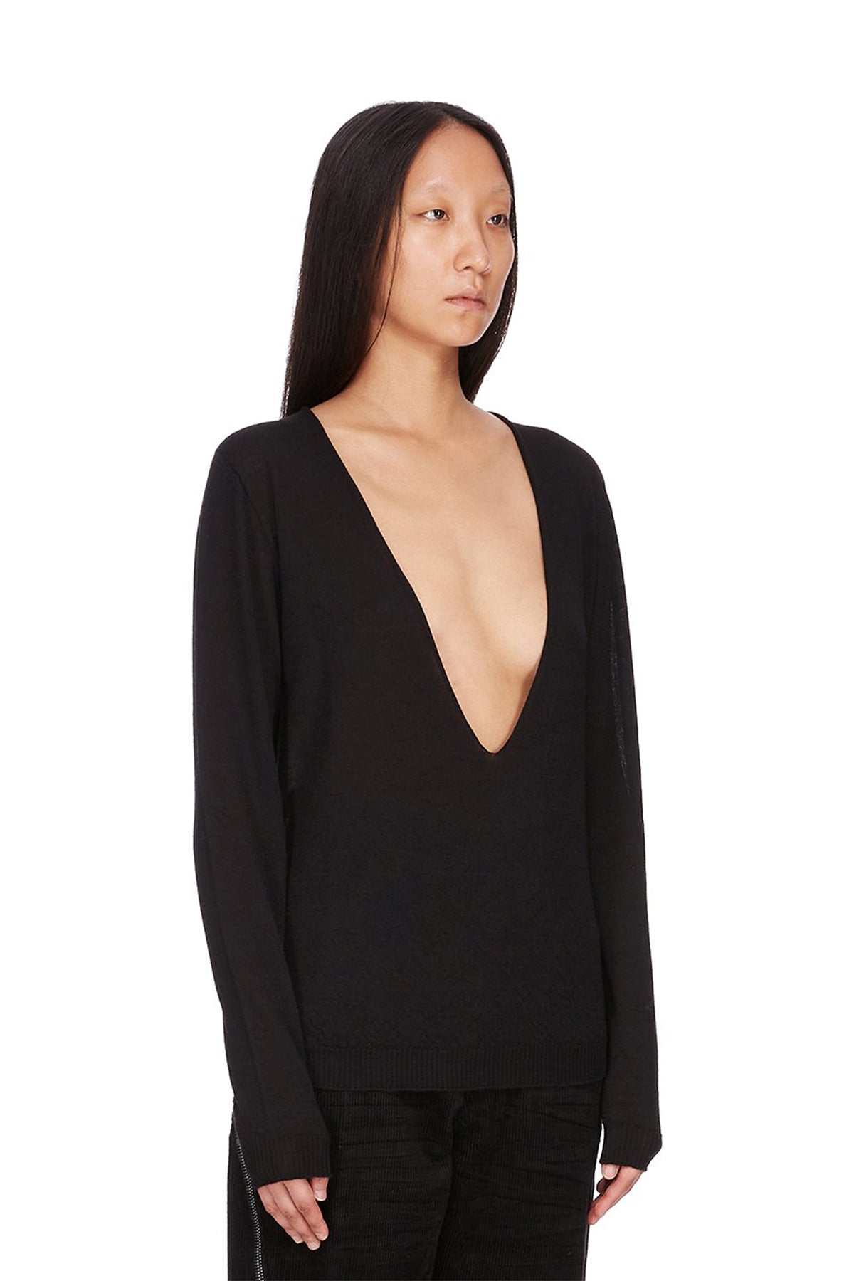 RICK OWENS | EXTREME V-NECK PULLOVER