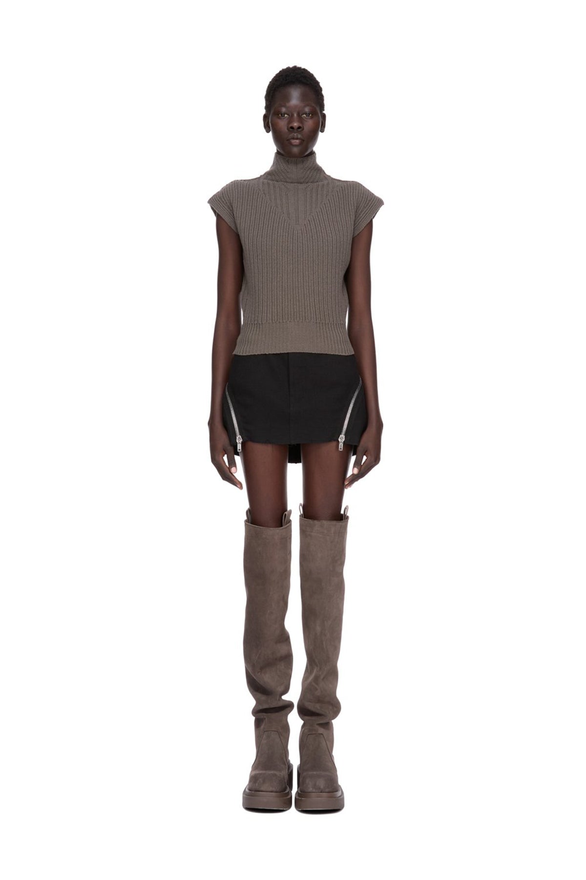 RICK OWENS | BOLAN BANANA MINI SKIRT