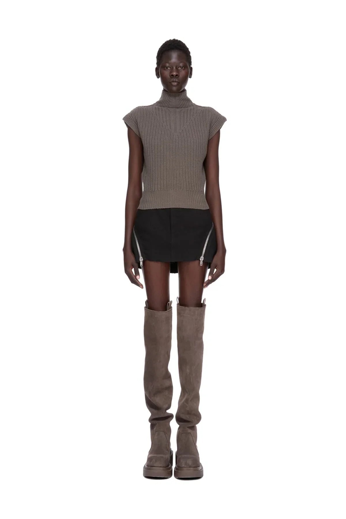 RICK OWENS | BOLAN BANANA MINI SKIRT
