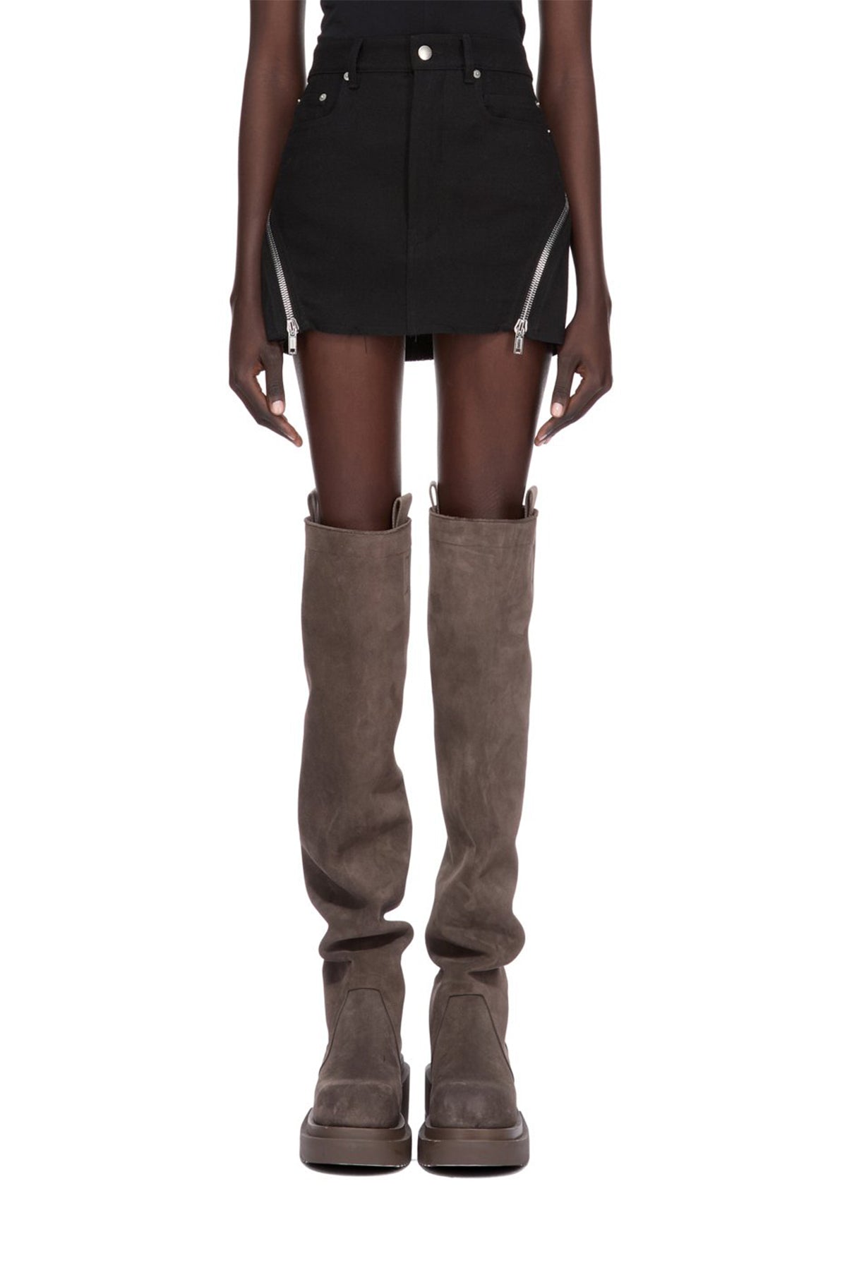 RICK OWENS | BOLAN BANANA MINI SKIRT