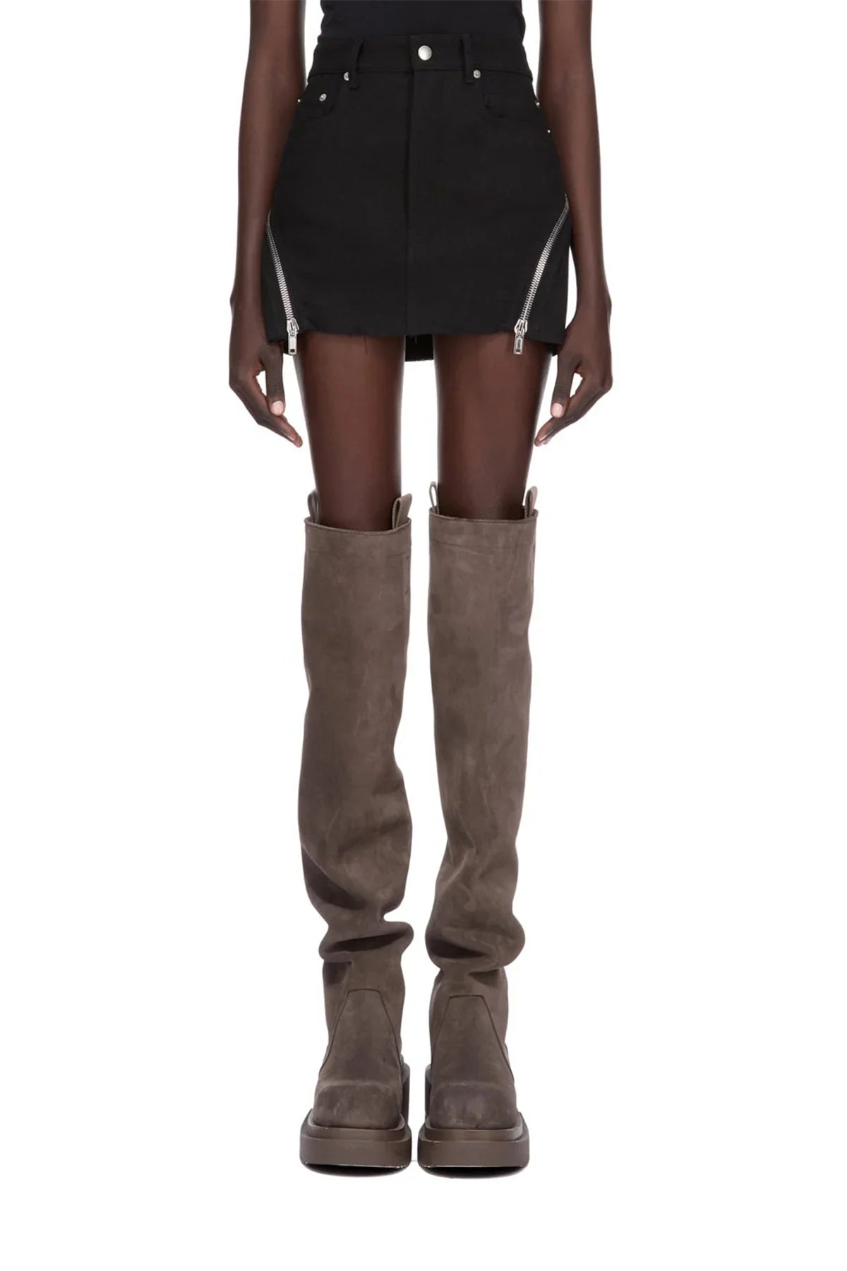 RICK OWENS | BOLAN BANANA MINI SKIRT