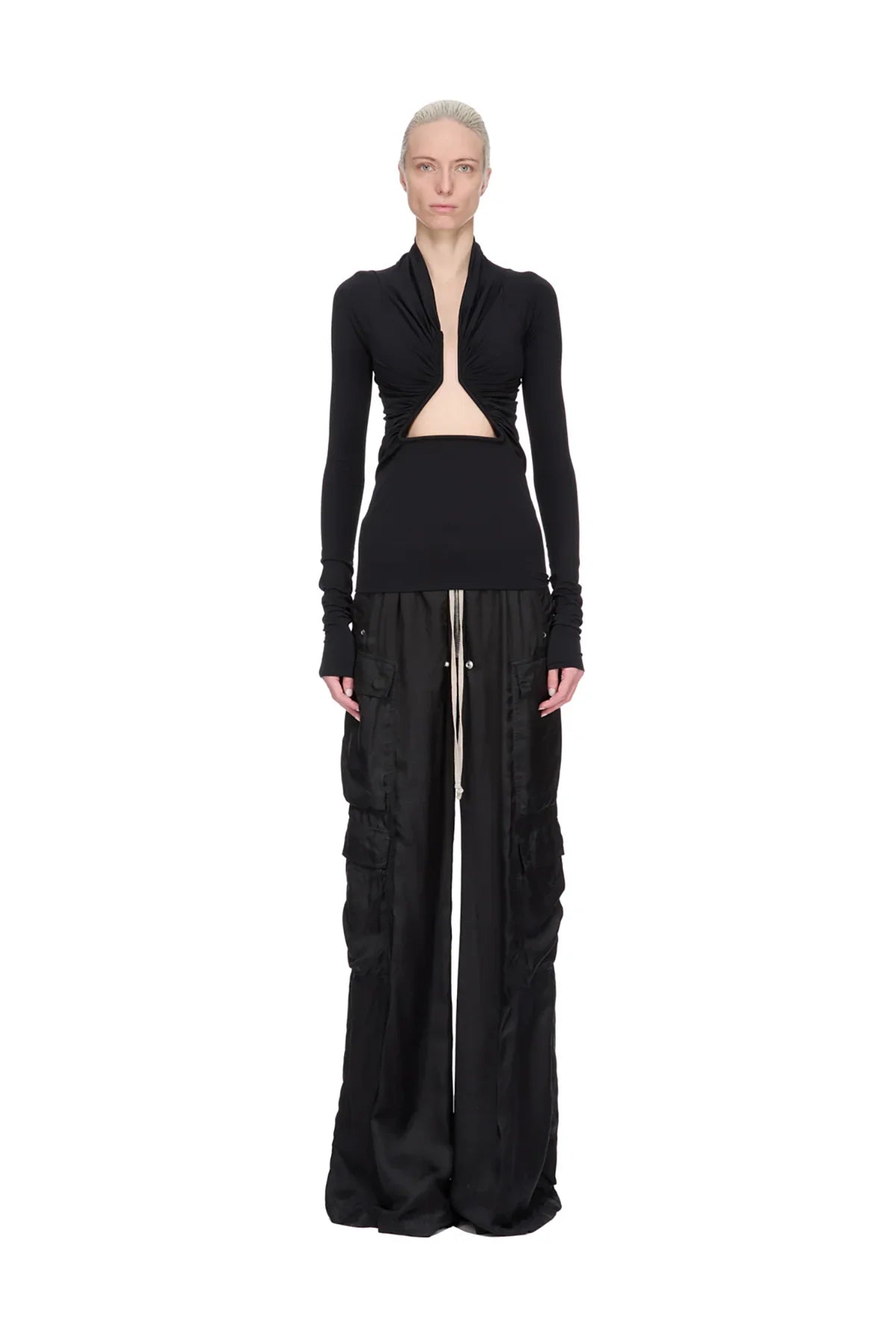 RICK OWENS | ALLANAH PRONG LONG SLEEVE TEE
