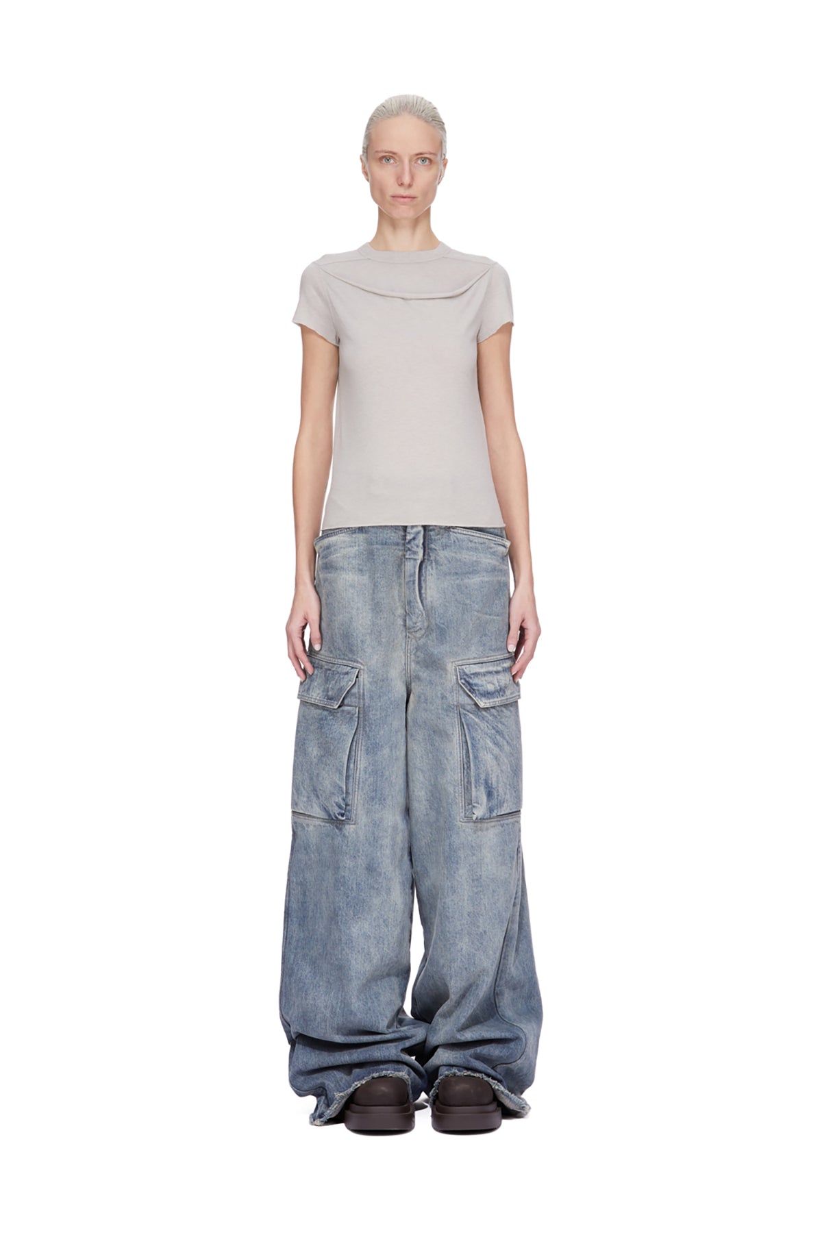 RICK OWENS | CROP LEVEL TEE