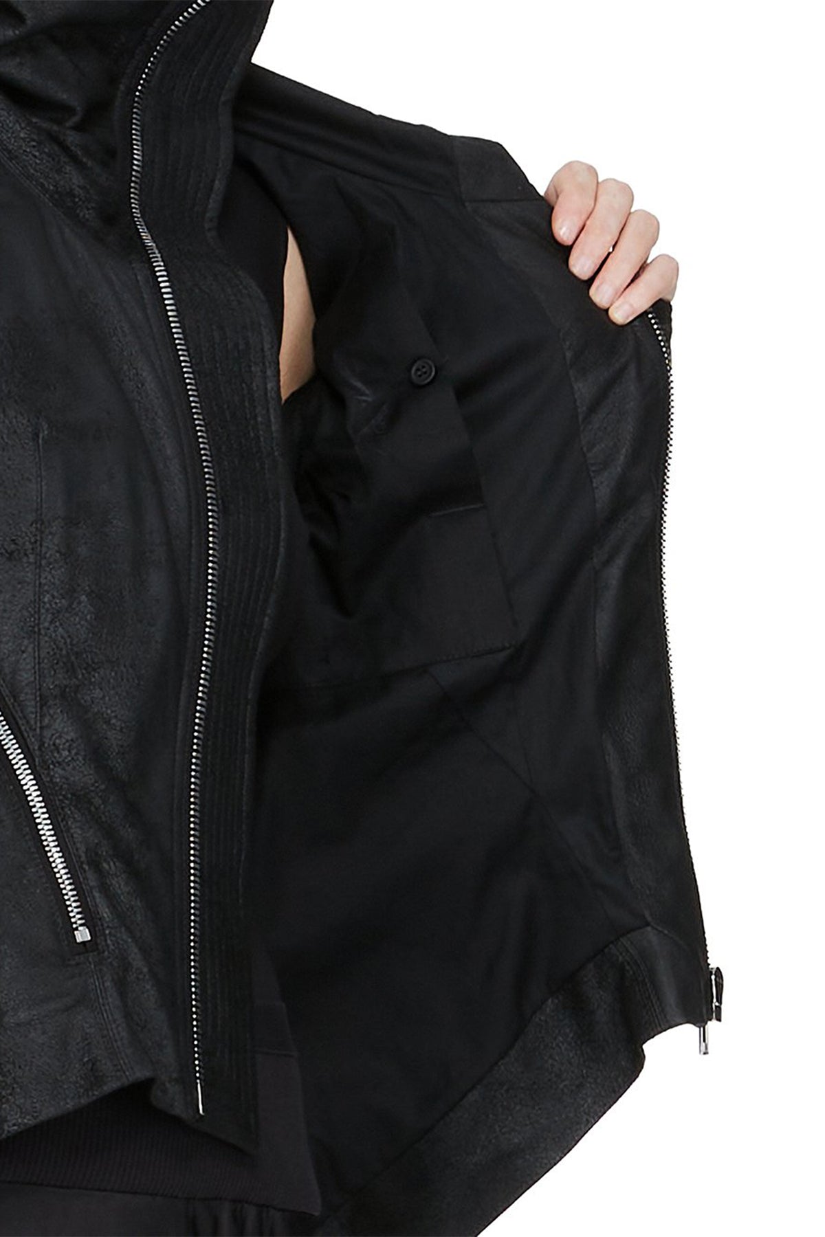RICK OWENS | ZIPFRONT NASKA BIKER JACKET