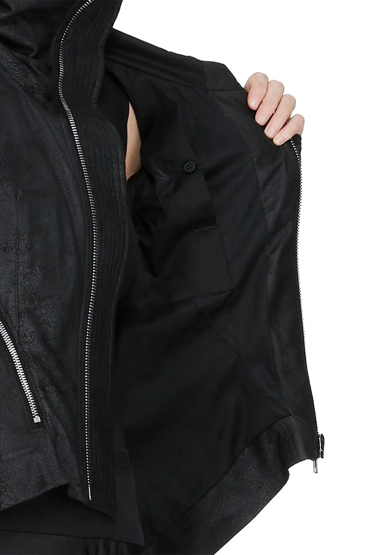 RICK OWENS | ZIPFRONT NASKA BIKER JACKET