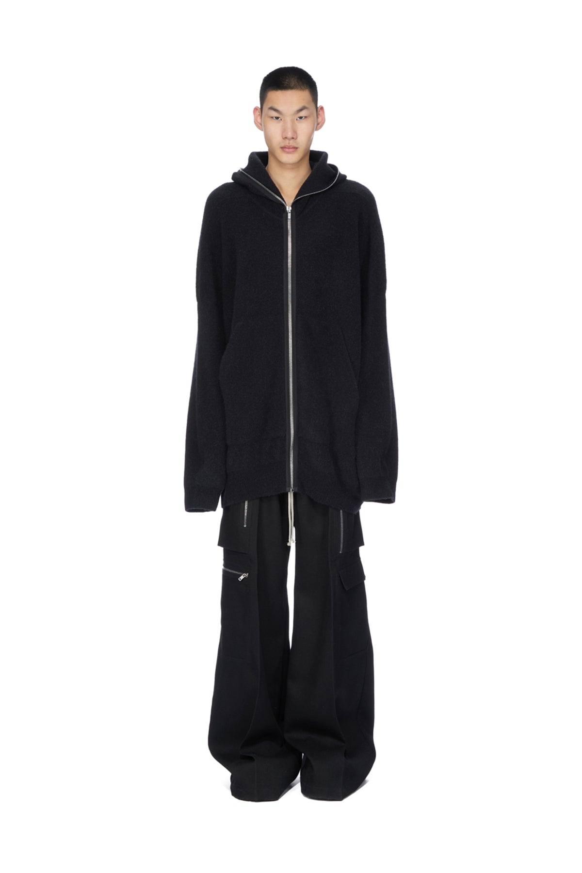 RICK OWENS | GIMP OVERSIZED HOODIE
