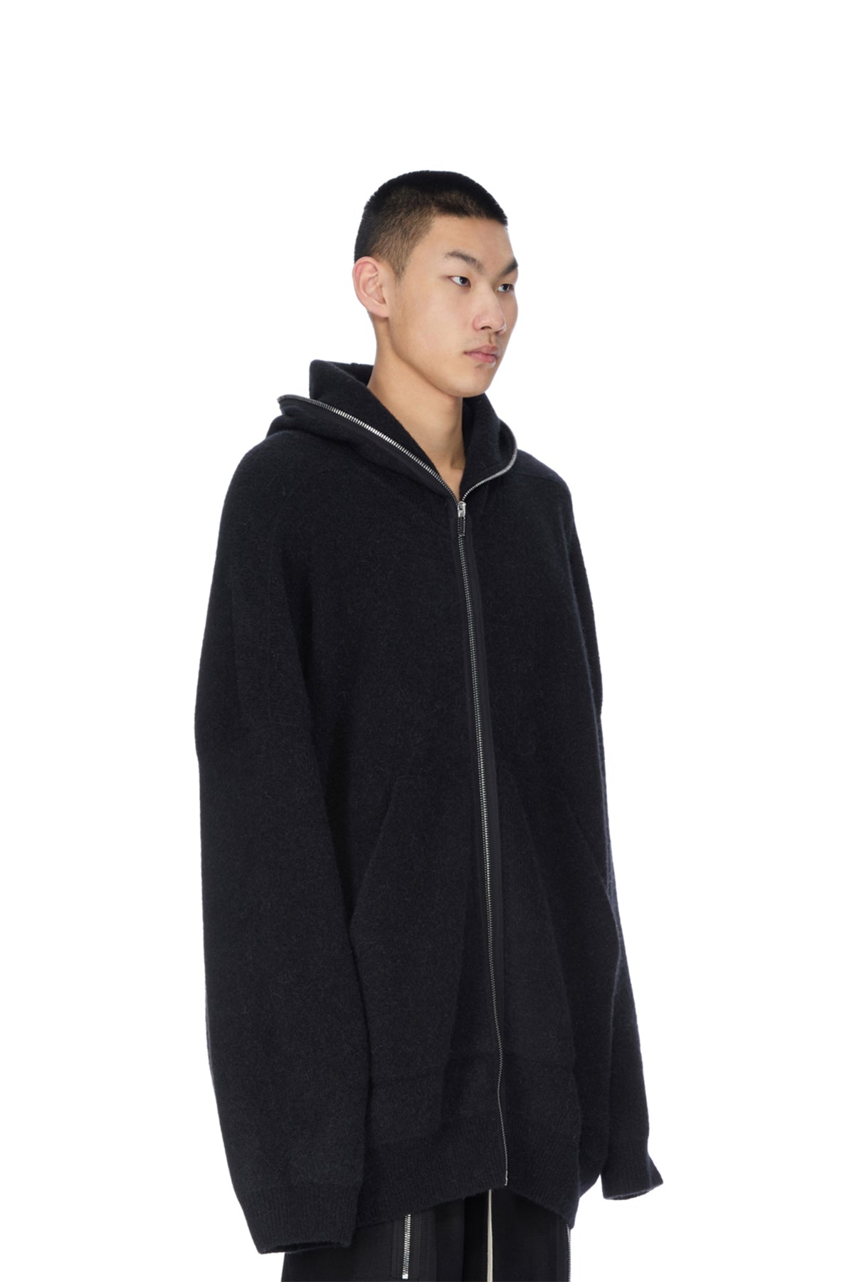 RICK OWENS | GIMP OVERSIZED HOODIE
