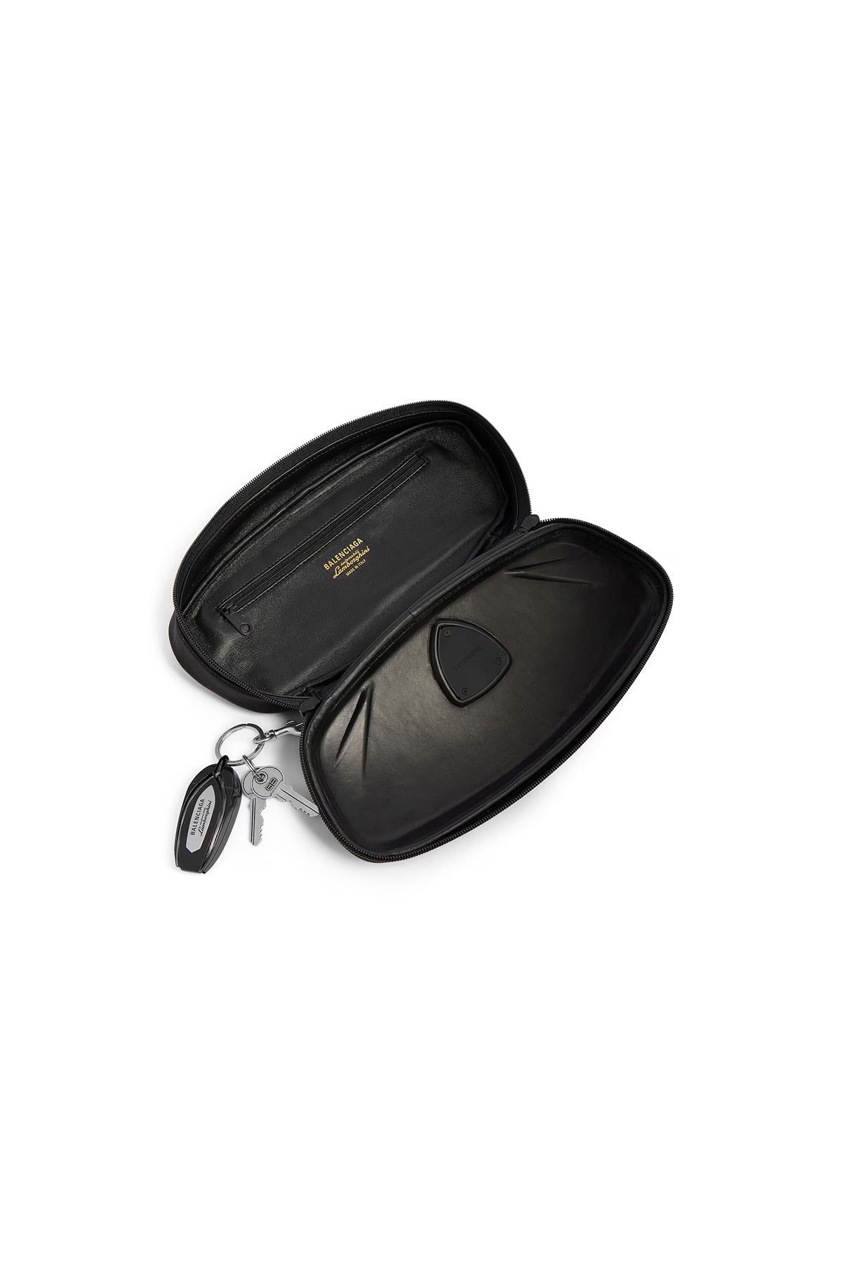 BALENCIAGA | AUTOMOBILI LAMBORGHINI CLUTCH WITH CHARMS