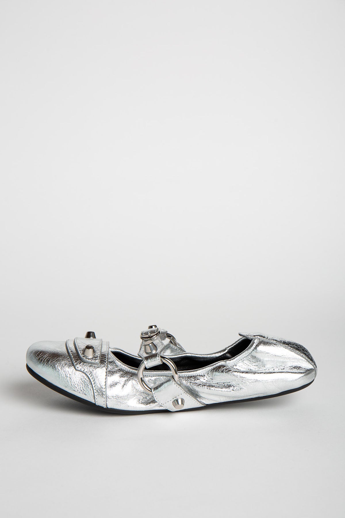 BALENCIAGA | SILVER CITY BALLET FLATS