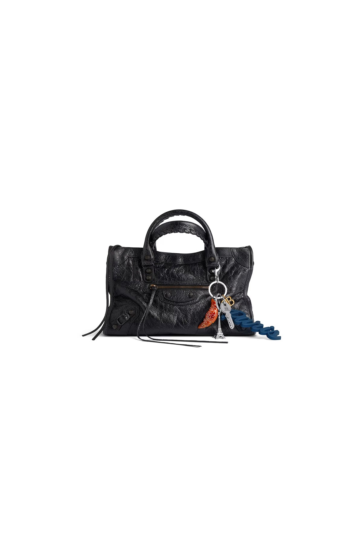 BALENCIAGA | TOURIST PARIS CROISSANT CHARM/KEYCHAIN