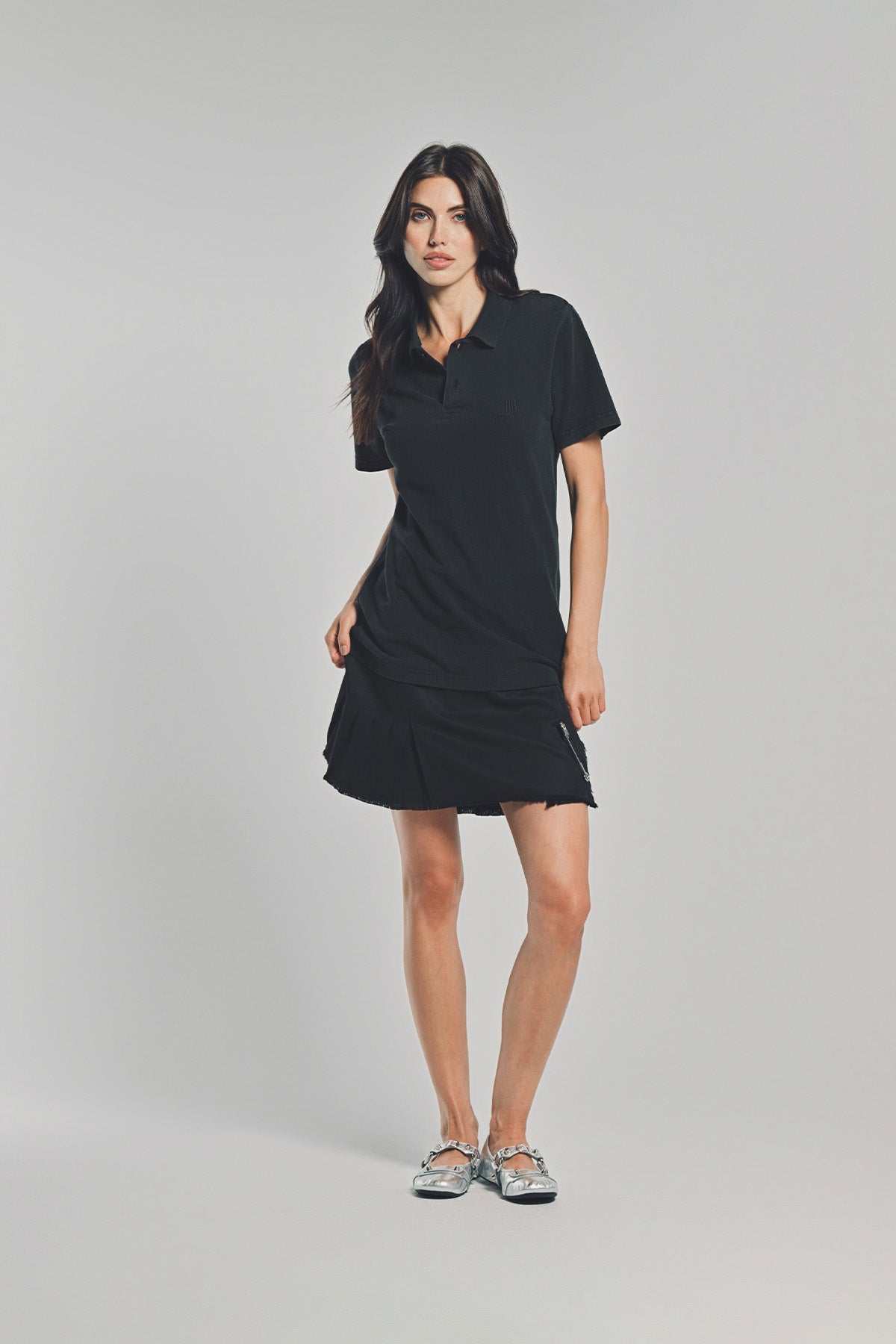 BALENCIAGA | LAYERED POLO DRESS