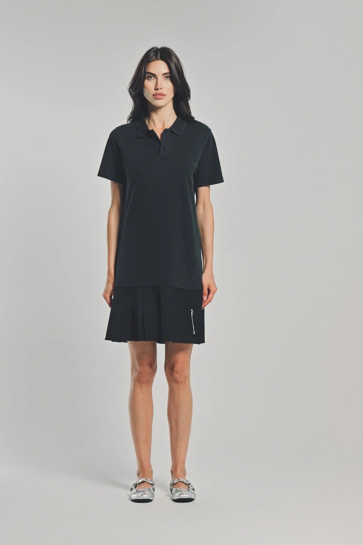 BALENCIAGA | LAYERED POLO DRESS