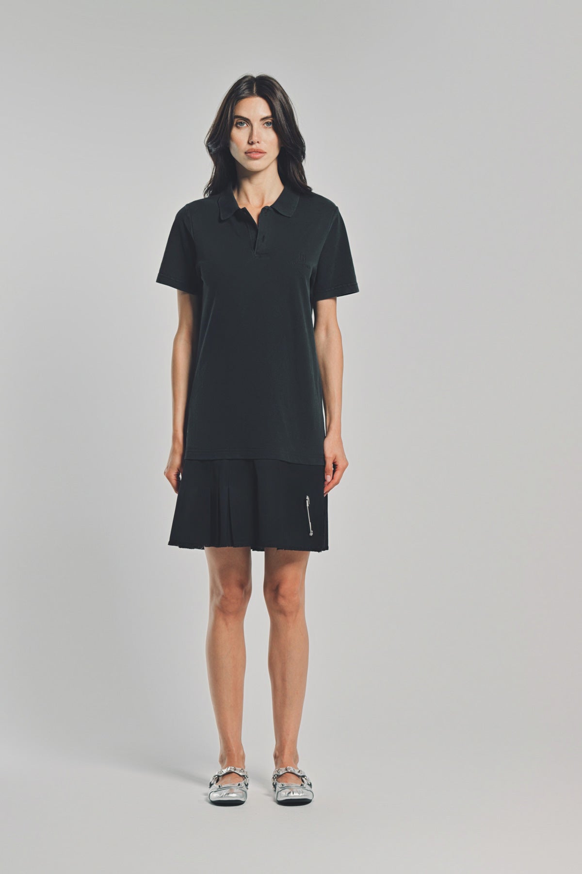 BALENCIAGA | LAYERED POLO DRESS