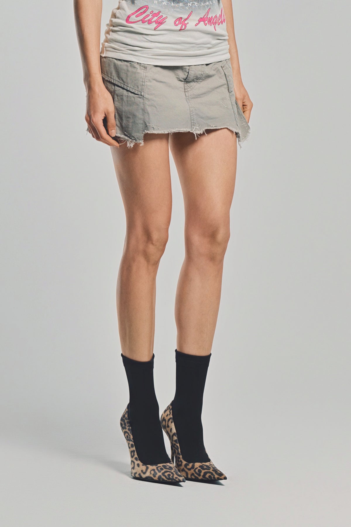 BALENCIAGA | CARGO MINI SKIRT