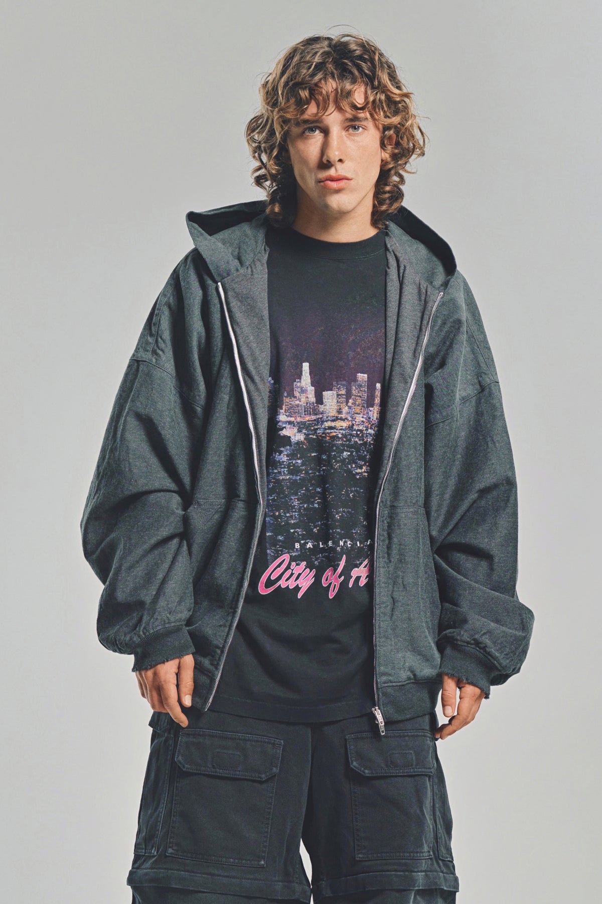 BALENCIAGA | TROMPE L'OEIL HOODIE