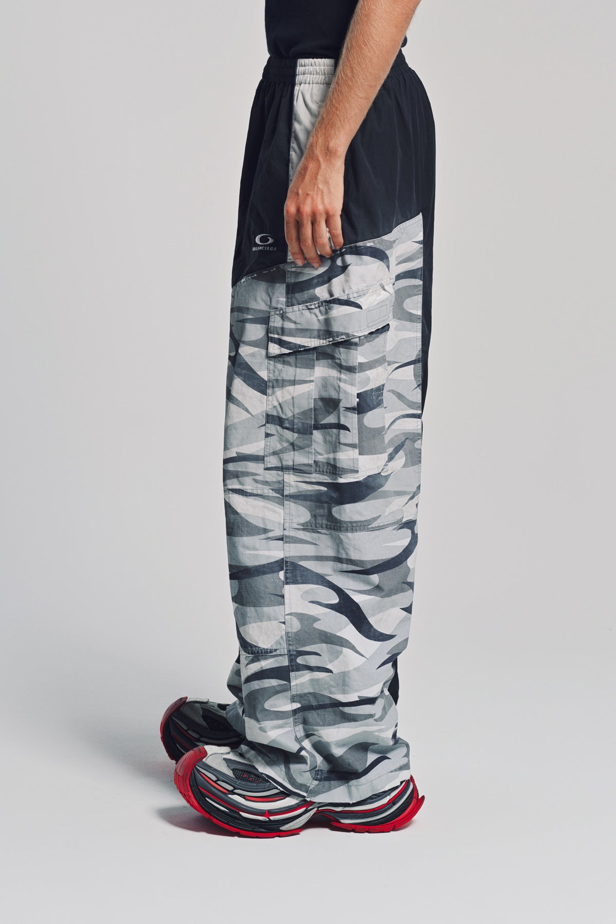 BALENCIAGA | CUT-UP TRACKSUIT PANTS
