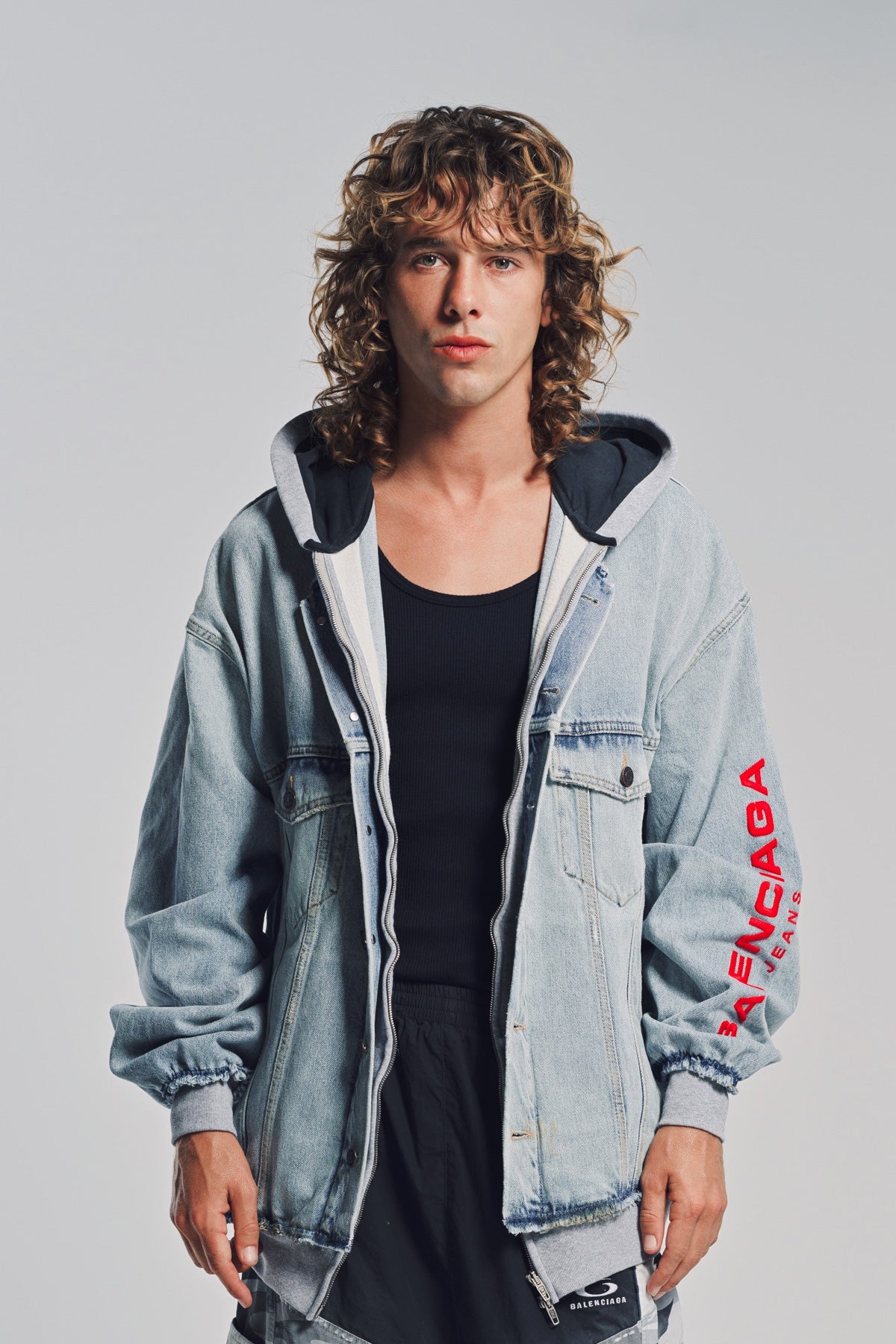 BALENCIAGA | CUT-UP HOODIE JACKET