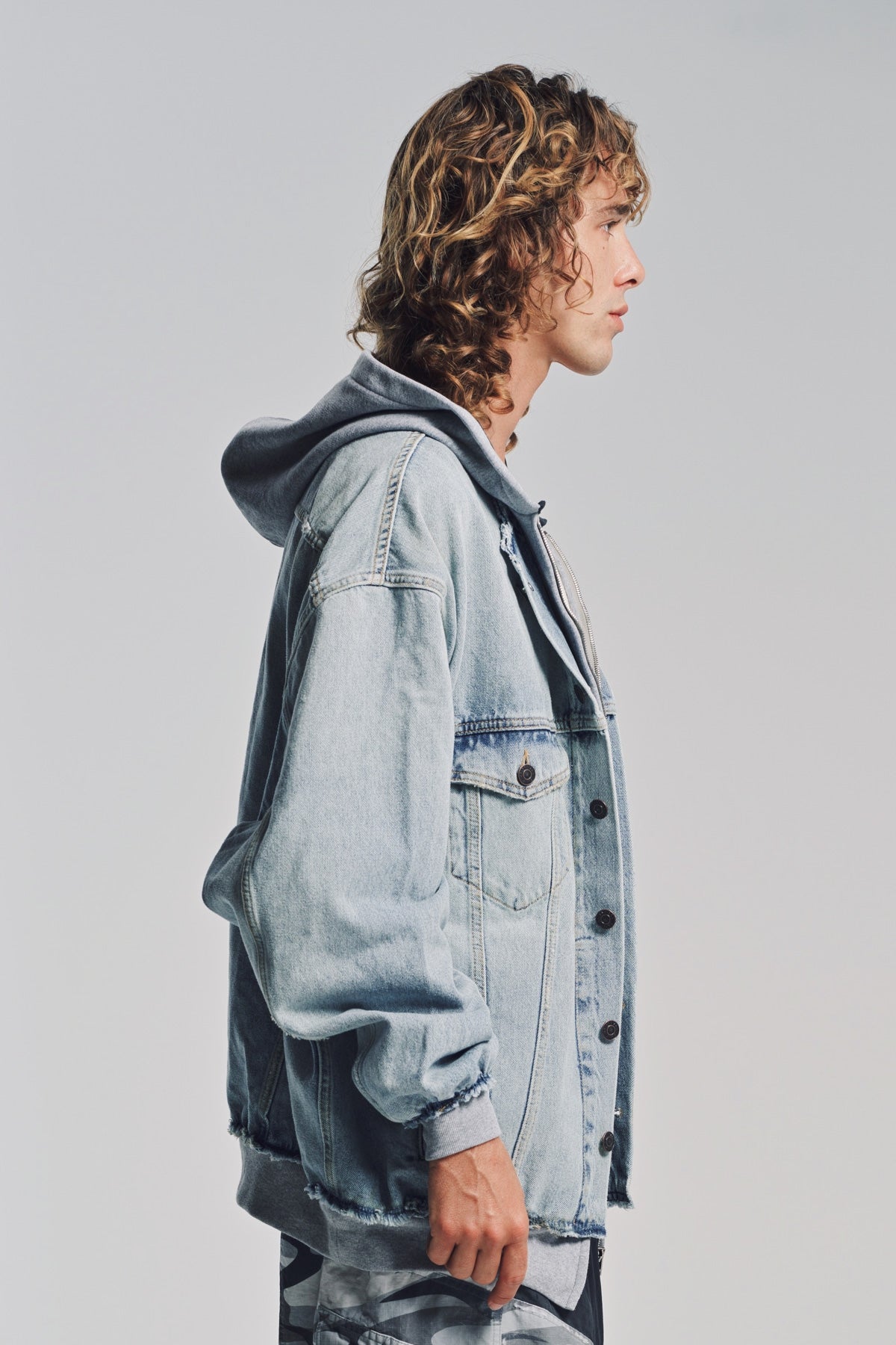 BALENCIAGA | CUT-UP HOODIE JACKET