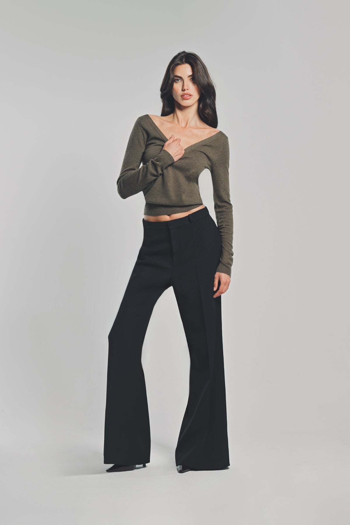 SAINT LAURENT | V-NECK SWEATER IN CASHMERE