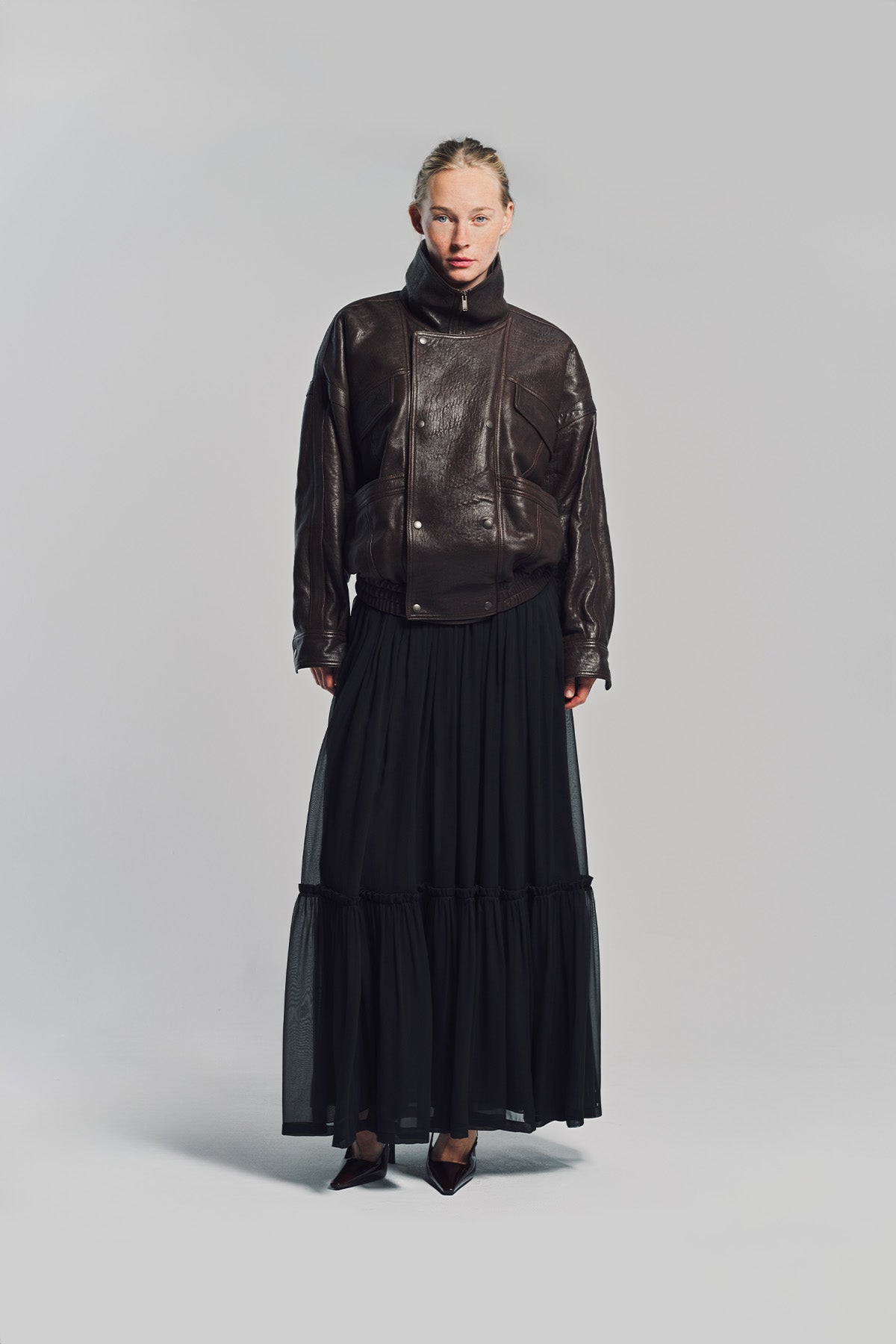 SAINT LAURENT | LEATHER BOMBER JACKET